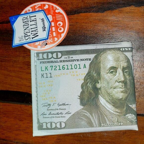 Toysmith The Big Spender Money Wallet Full Size NEW - Picture 2 of 6